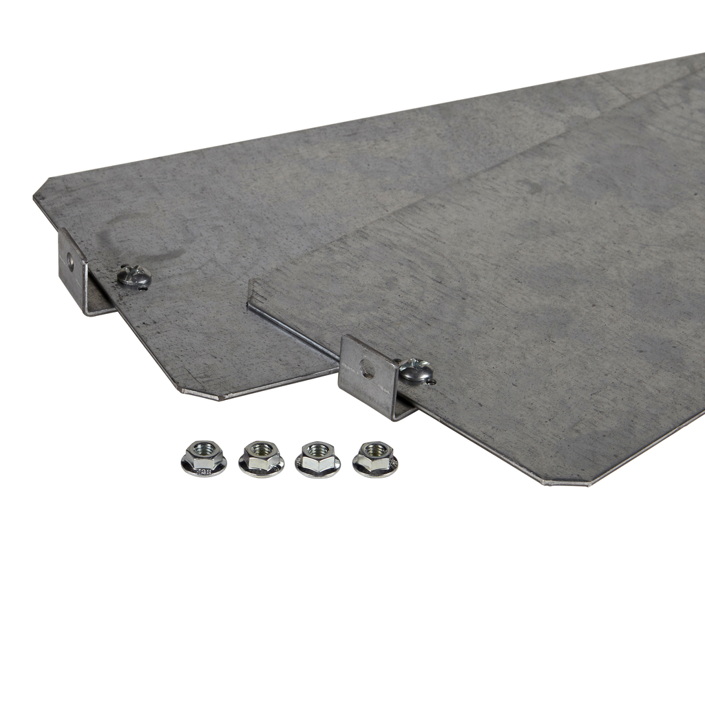 NSYPMP750DLP – Mount plate galvanised steel for DLP height=1raw in PLAenclosure W500mm
