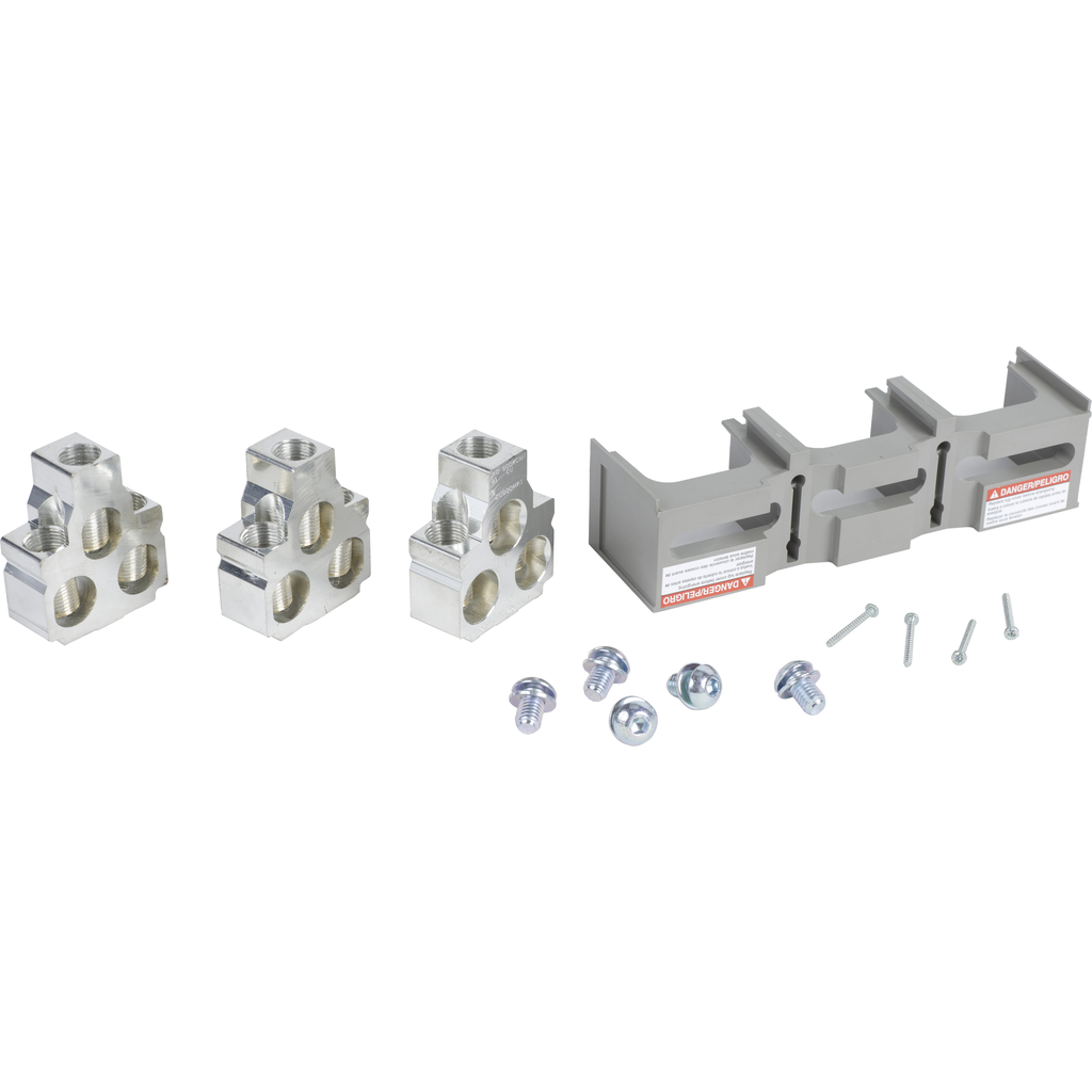 CU800M23K – Connection accessory, PowerPacT M/ P, mechanical lug kit, 800A, 3/0 AWGâ€“500 kcmil Cu