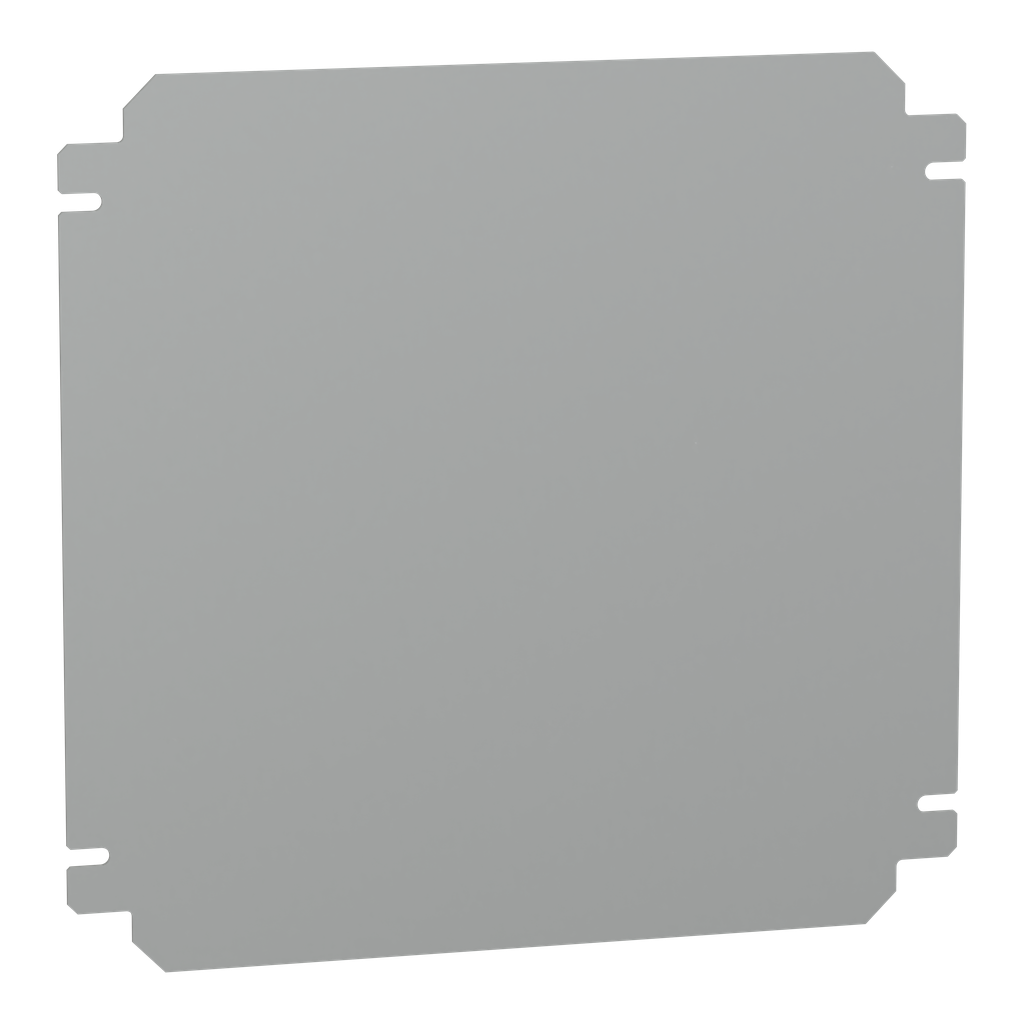 NSYMM33SB – Plain mounting plate H300xW300mm made of galvanised sheet steel