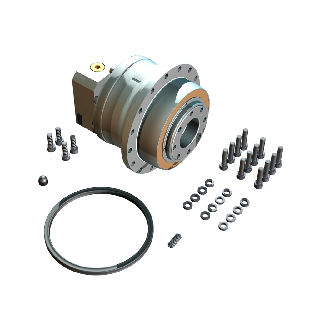 VRKP4YYYYY00003 – Gear box for the main axis with fasteners and indexing bolt