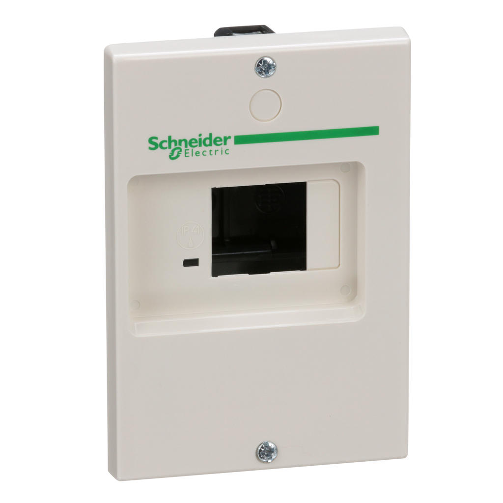 GV2MP03 – TeSys GV2 motor starter, reduced flush mounting enclosure, for TeSys GV2ME, NEMA 1 and IP41