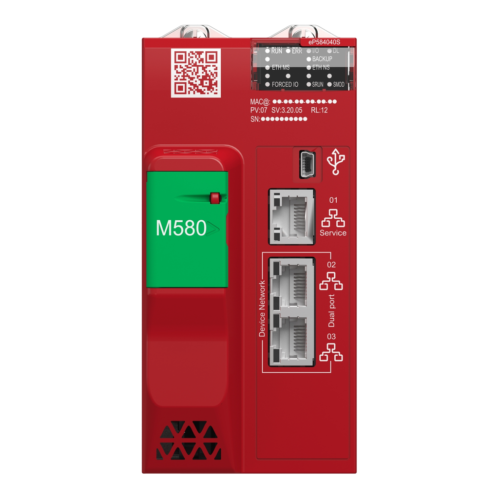 Mayer-DDS-standalone safety processor, Modicon M580, 16MB, 61 Ethernet devices, 16 remote IO racks of X80 and Quantum, 64 CIP safety devices [TAA]-2