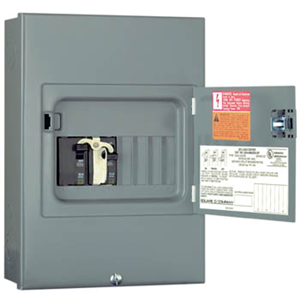 CQO48M30DSGP – Generator panel, QO, 1 phase, 4 spaces, 8 circuits, 30A main breaker with interlock, NEMA1, surface cover door, CSA