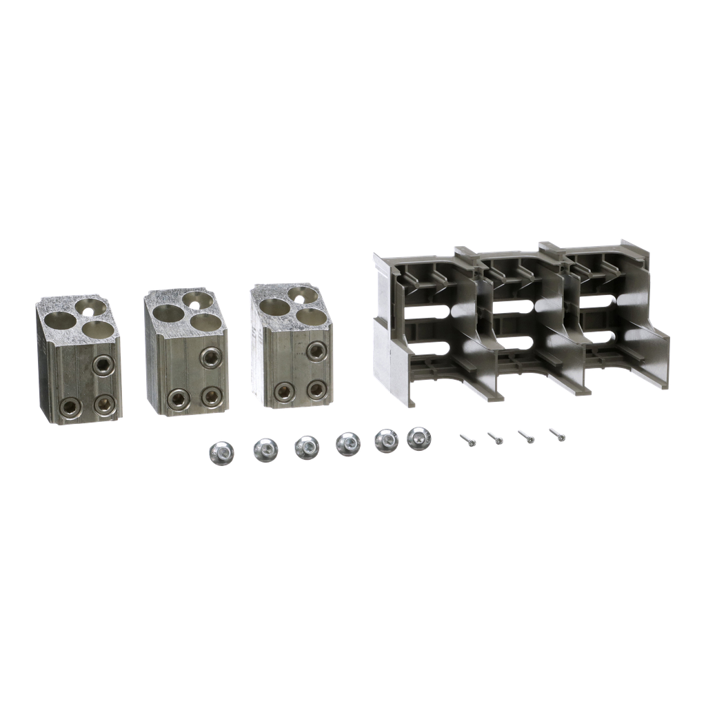 AL1200P6KU – Circuit breaker accessory, PowerPacT P, lug kit, mechanical, 800A to 1200A, AWG 3/0 to 600kcmil, set of 3