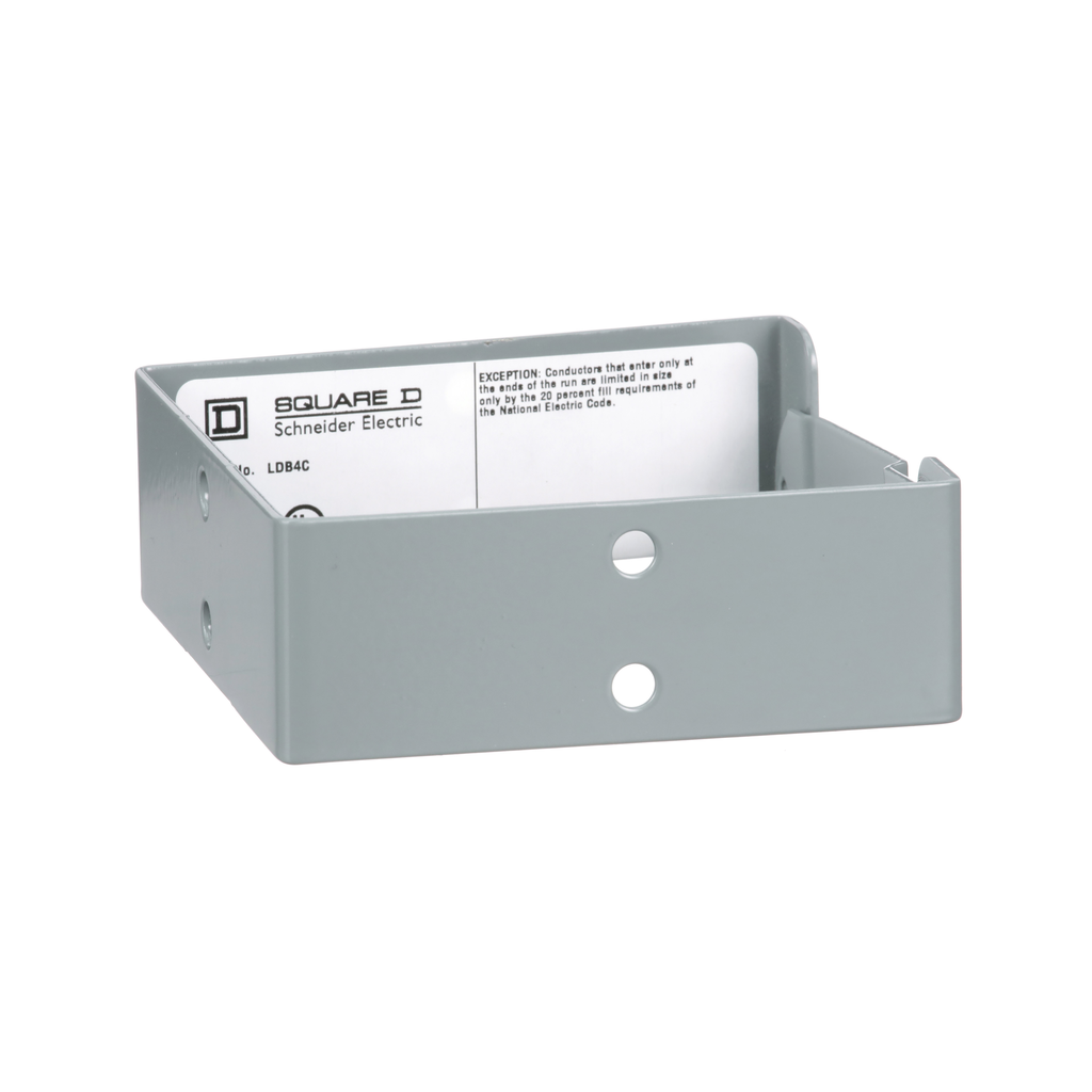 LDB4C – Wireway, Square-Duct, 4 inch by 4 inch, 180 degree connector, N1 paint, NEMA 1