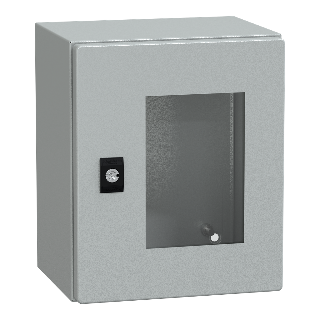 NSYCRN325200T – PanelSeT CRN tspt door w/o mount.plate. H300xW250xD200 IP66 IK08 RAL7035..