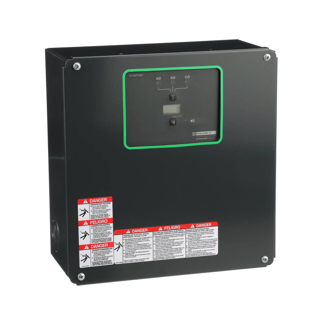 SSP04EMA12 – Surge protection device, Surgelogic, 120kA, 480Y/277 VAC, 3 phase, 4 wire, NEMA 1