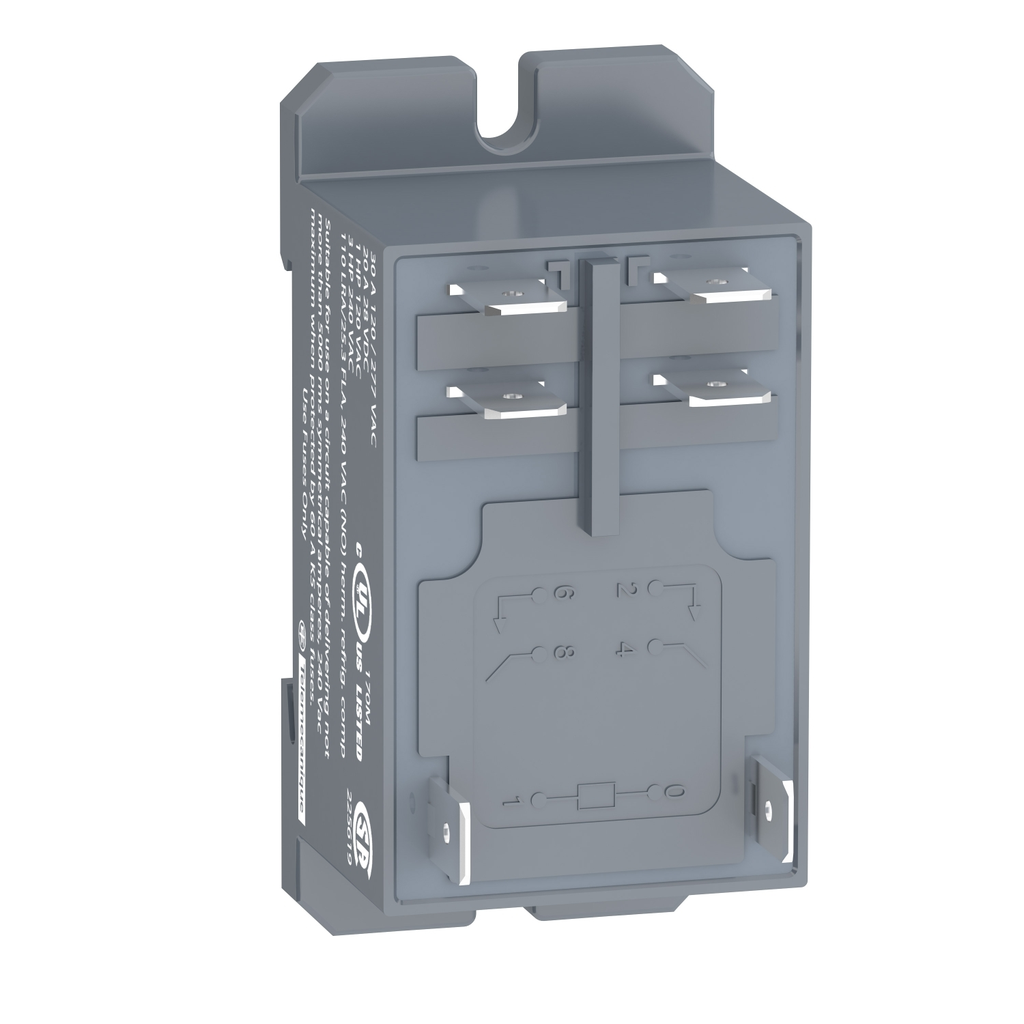 Mayer-DDS-power relay, Harmony electromechanical relays, DIN rail or panel mount relay, 30A, 2NO, 120V AC-1