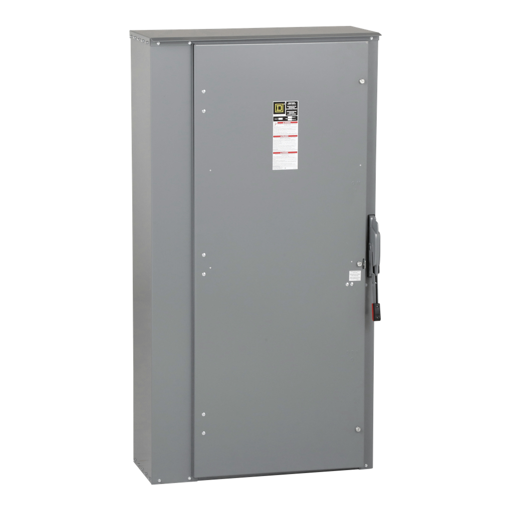 H327NR – Safety switch, heavy duty, fusible, 800A, 4 wire, 3 pole, 1 neutral, 250hp, 240VAC/250VDC, NEMA 3R