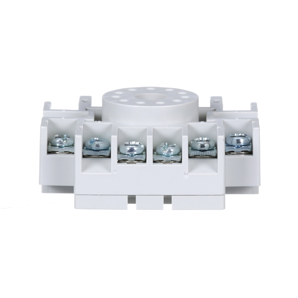 Mayer-DDS-Plug in relay, Type N, relay socket, 11 tubular pin, single tier, for 8510KP relays and 9050JCK timers, bulk packaged-2