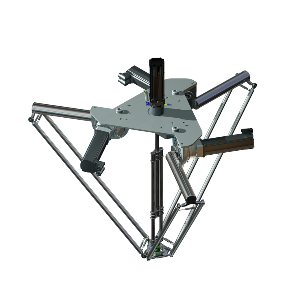 VRKP6S0FNC00000 – Delta 3 robot, P6, 3-5 axis, 10 kg permissible load(15 kg with restrictions), 0-1600 mm working envelop