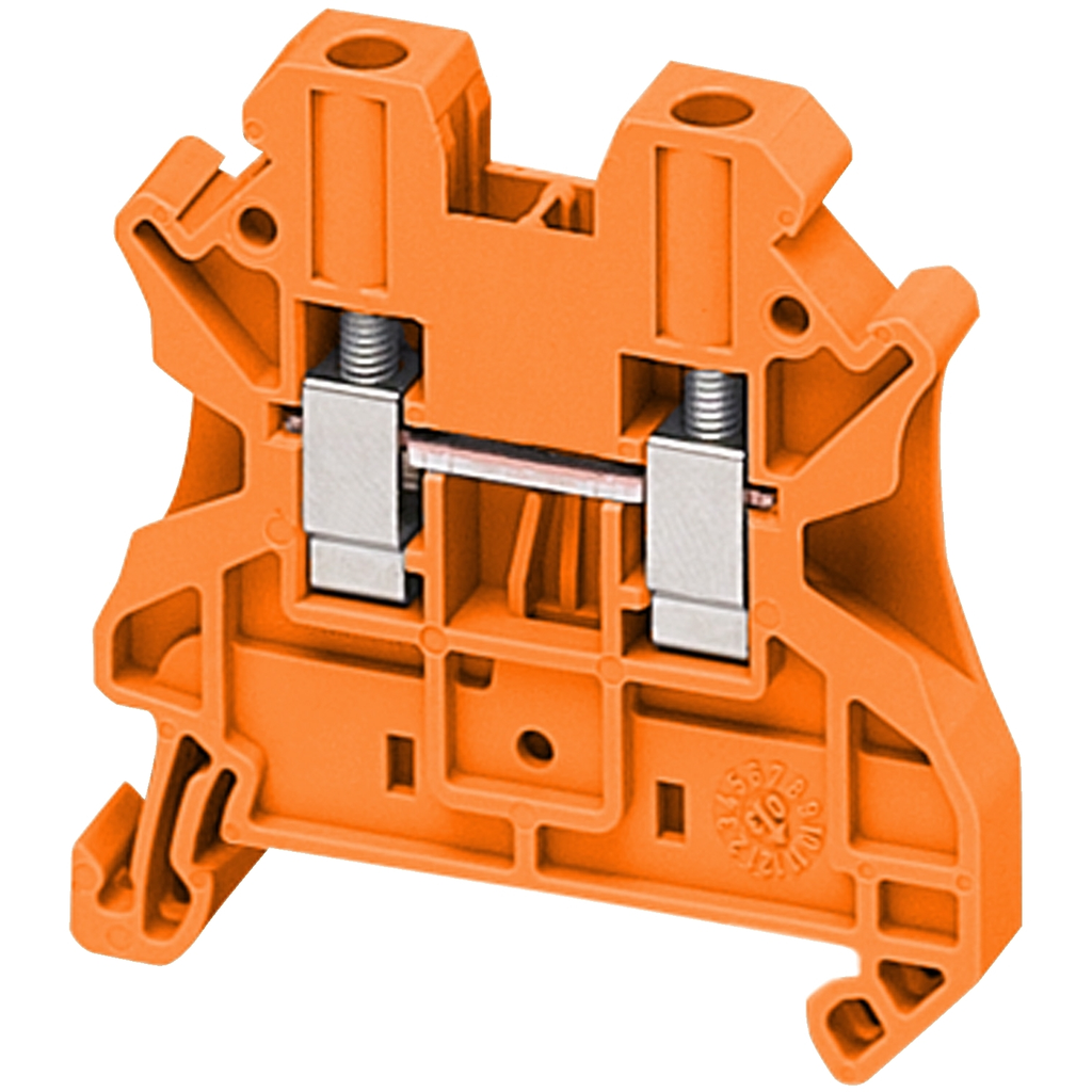 Mayer-DDS-Terminal block, Linergy TR, orange, 4mm2, passthrough, 2 points, set of 10-1