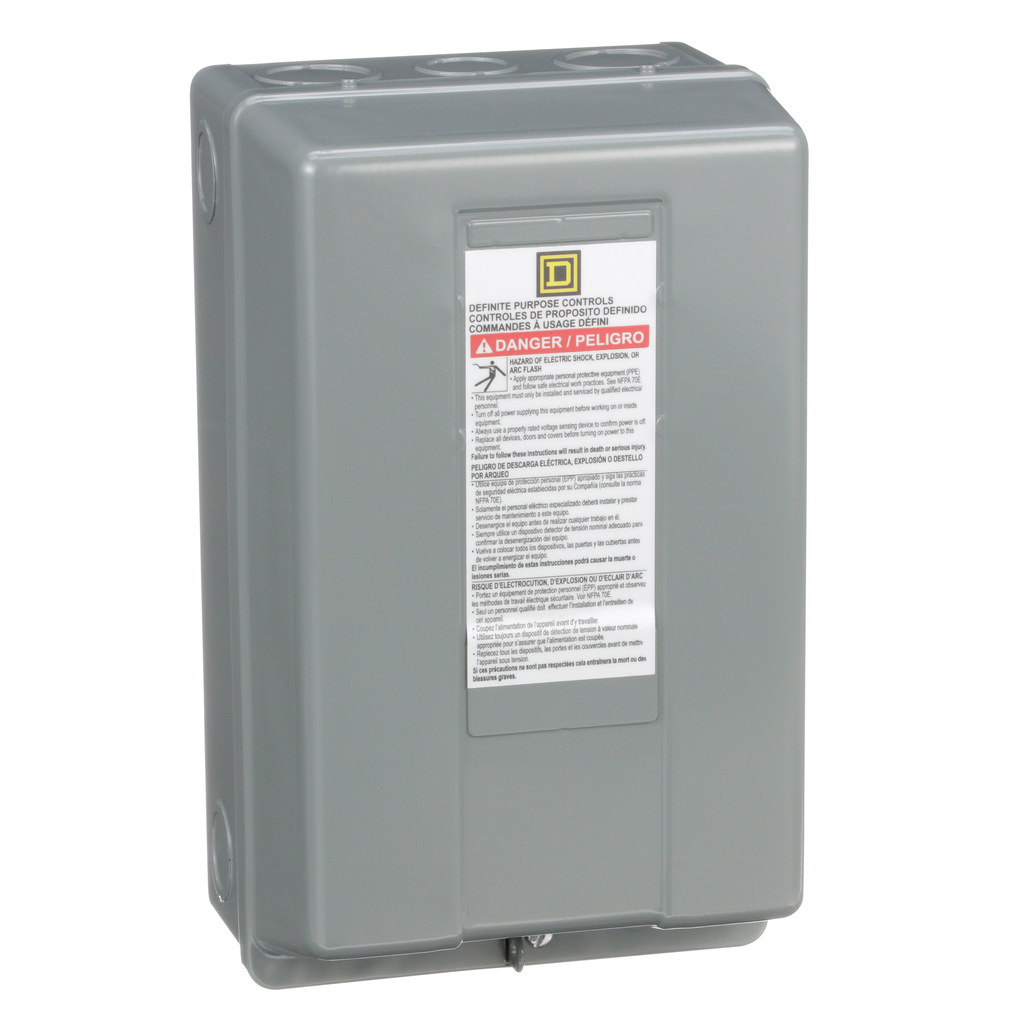 9991DPG2 – Contactor, Definite Purpose, enclosure, for 8910DPA 50A contactors, NEMA 1