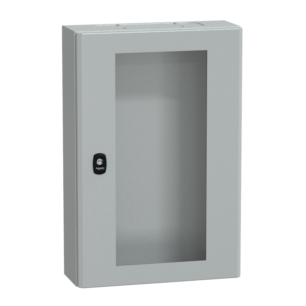 NSYS3DM6415T – PanelSeT S3DM H600xW400xD150.IP66 IK10 RAL7035. top and bottom.
