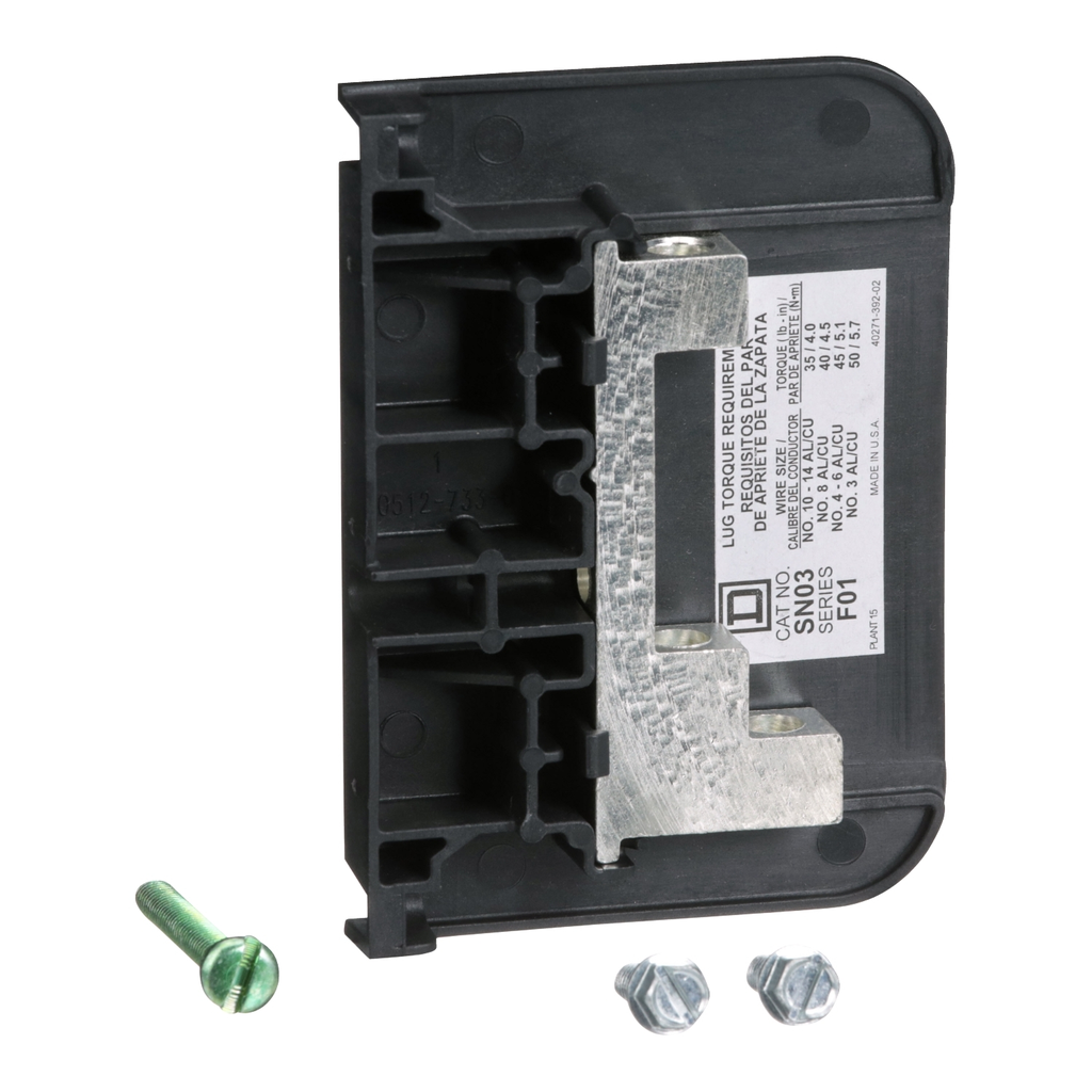 Mayer-DDS-NEUTRAL ASSEMBLY INSULATED GROUNDABLE CU-1