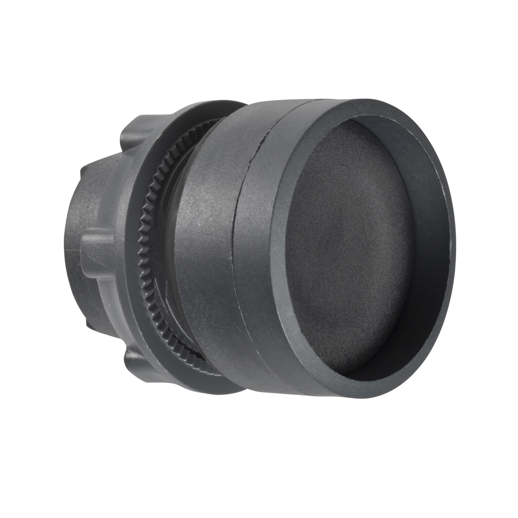 ZB5AA26 – Head for non illuminated push button, Harmony XB5, black recessed, 22mm, spring return, unmarked
