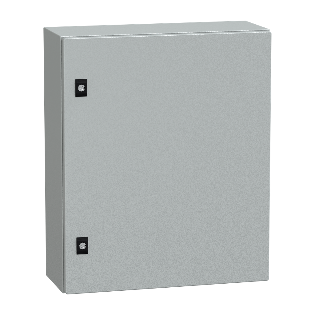 NSYCRN65200P – PanelSeT CRN plain door with mount.plate. H600xW500xD200 IP66 IK10 RAL7035..