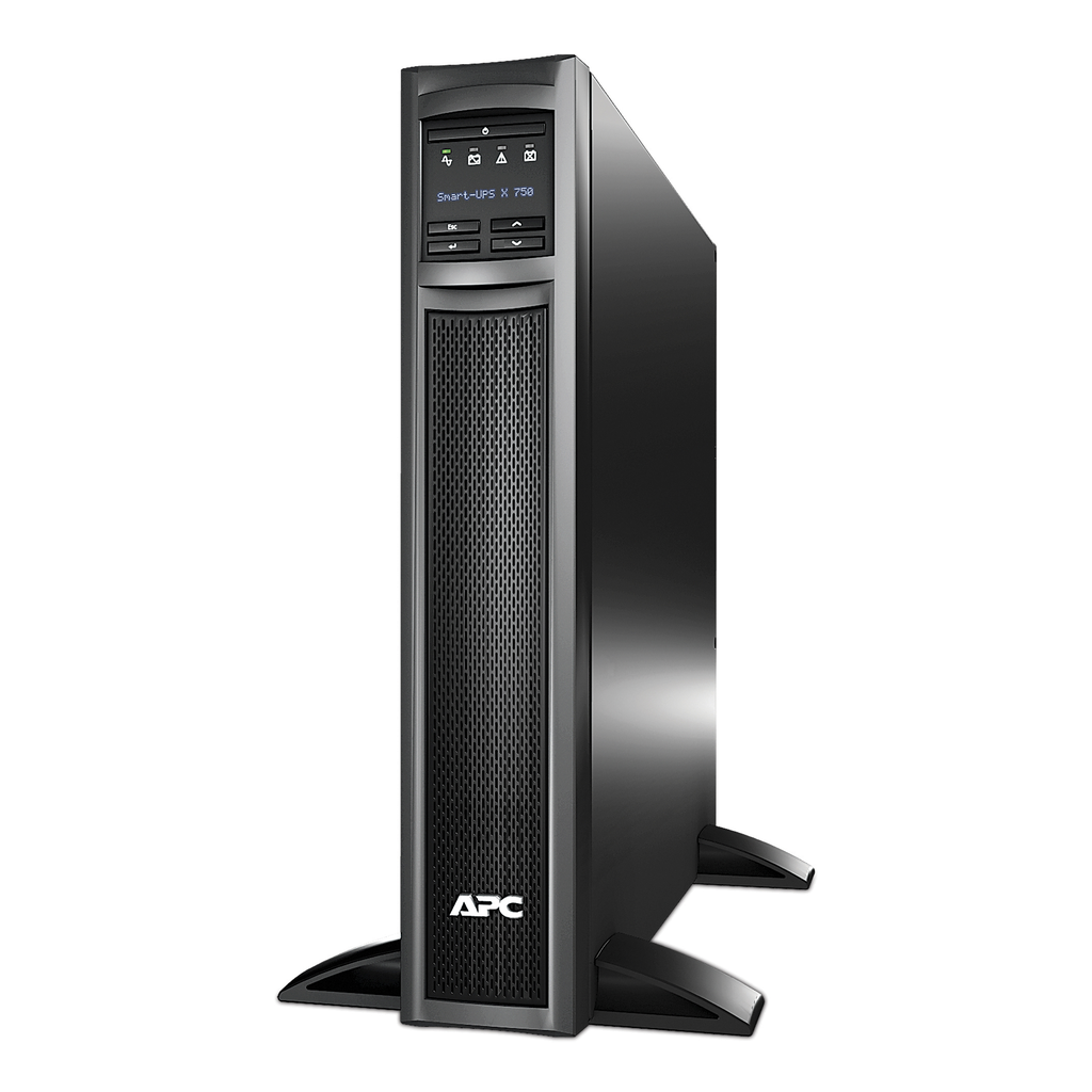 SMX750C – APC Smart-UPS X, Line Interactive, 750VA, Rack/tower convertible 2U, 120V, 8x 5-15R NEMA, SmartConnect port, Extended runtime