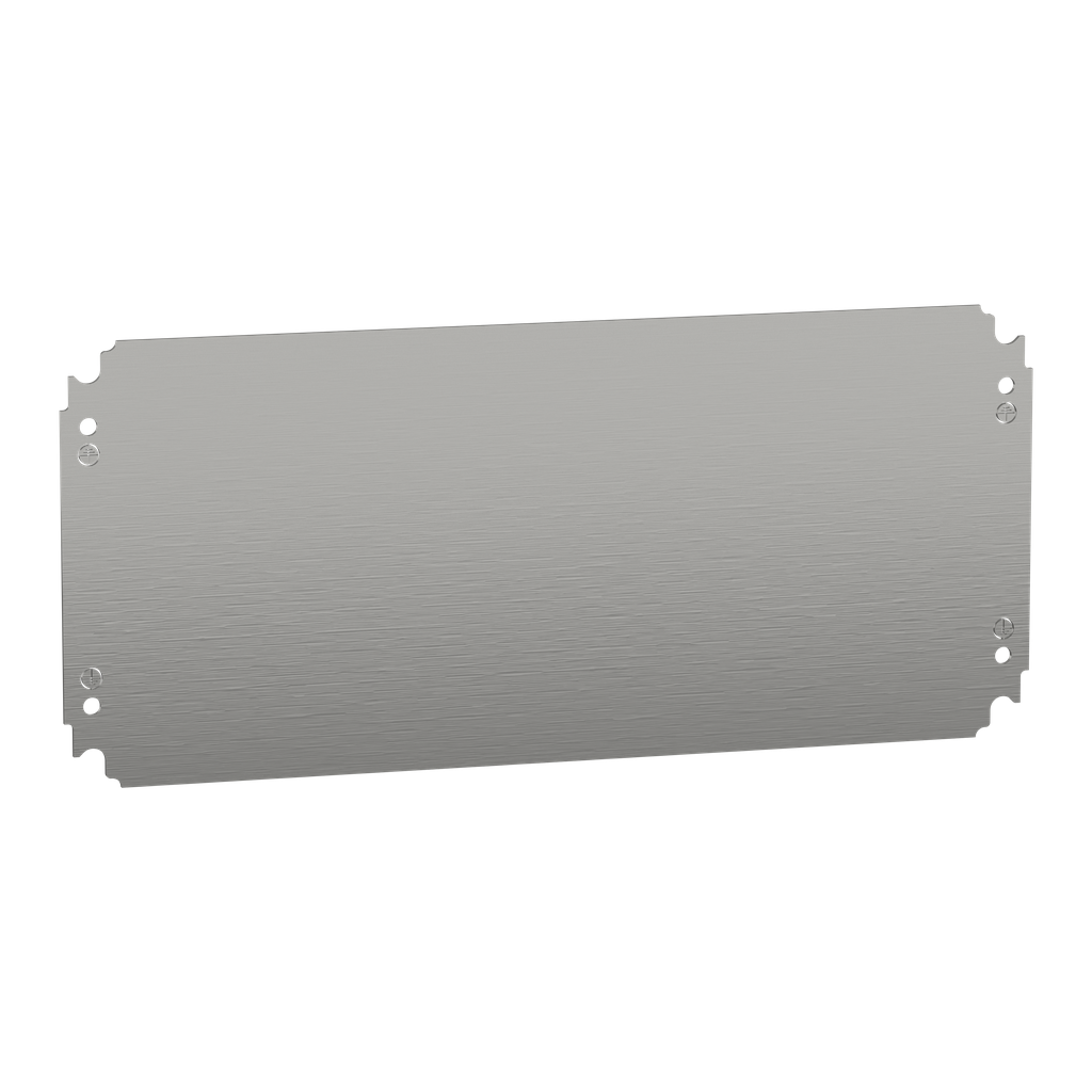 NSYMM2550 – Plain mounting plate H250xW500mm made of galvanised sheet steel