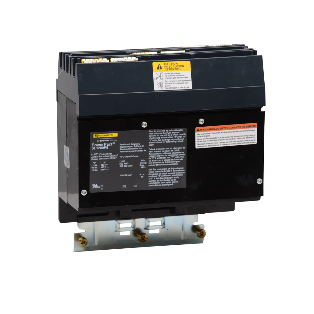 SL1200P6 – Circuit breaker accessory, I-Line, sub feed lugs, 1200A, 350kcmil to 600kcmil