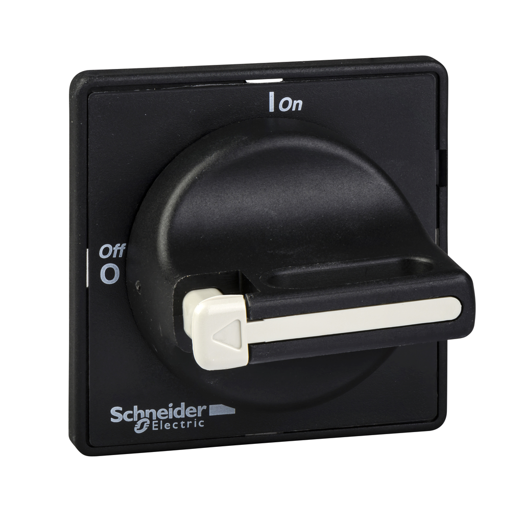 KAD1PZ – Handles and front plates,TeSys Control,black handle,black front,1-3 padlocking,fixing by Ø22.5