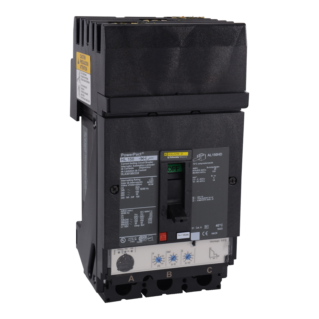Product image for Schneider HLA36150U33X Circuit brea