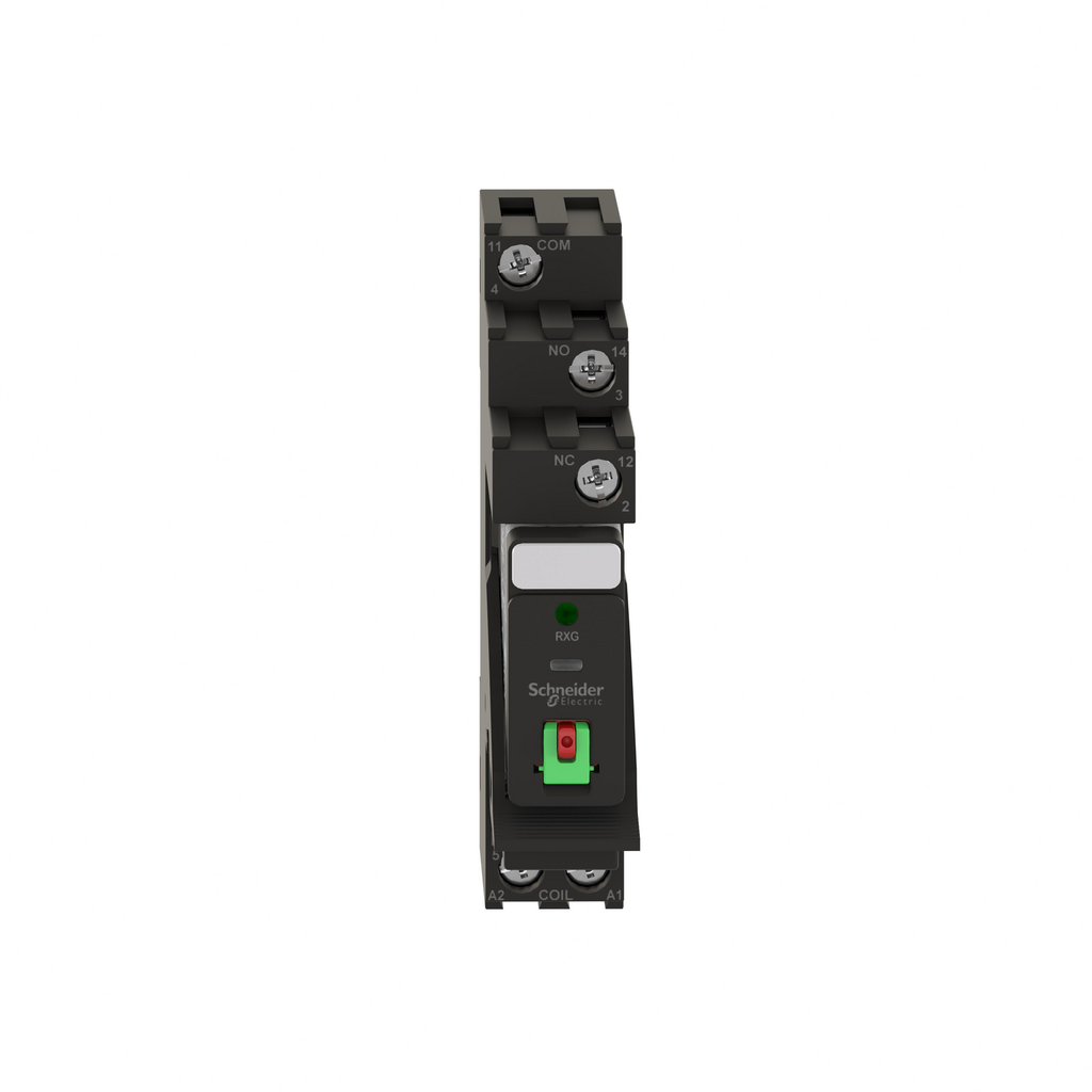 Mayer-DDS-interface plug in relay, Harmony Electromechanical Relays,  pre assembled, 10A, 1CO, with LED, lockable test but to n, 24V AC-2