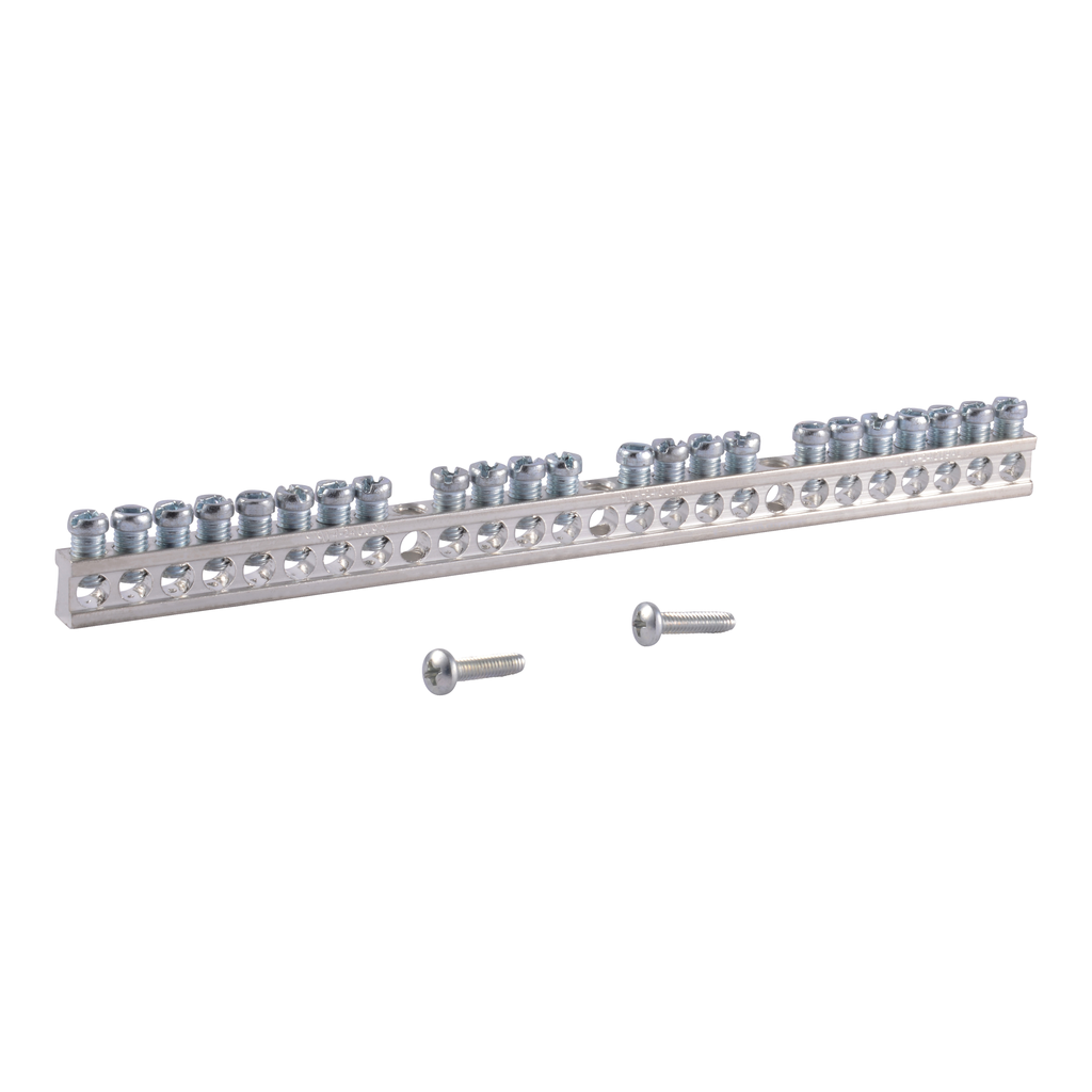 PK23GTACP – Load center accessory, QO/Homeline, ground bar kit, 23 terminals, consumer pack