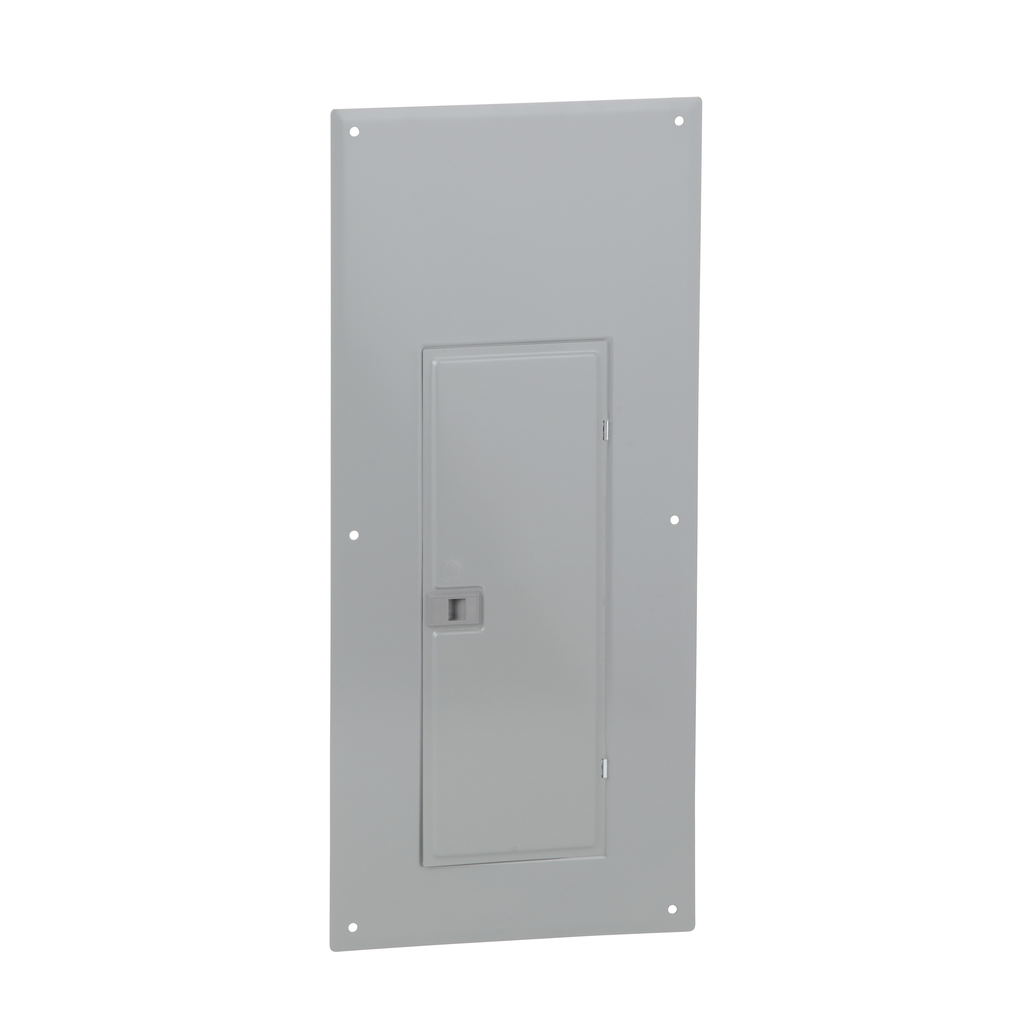 HOMC30UC – Replacement cover, Homeline, for 30 space load center, combination flush and surface, gray