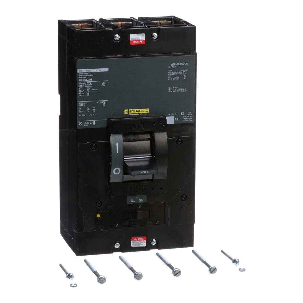LA26300AC – Circuit breaker, LA, I-Line panelboard, 300A, 2 pole, 22kA, 600VAC, 250VDC, AC phase