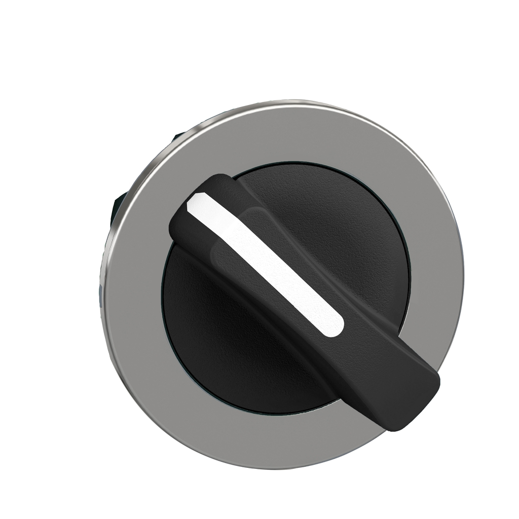 Mayer-DDS-Head for selector switch, Harmony XB4, flush mounted black 2 position return right to left-1