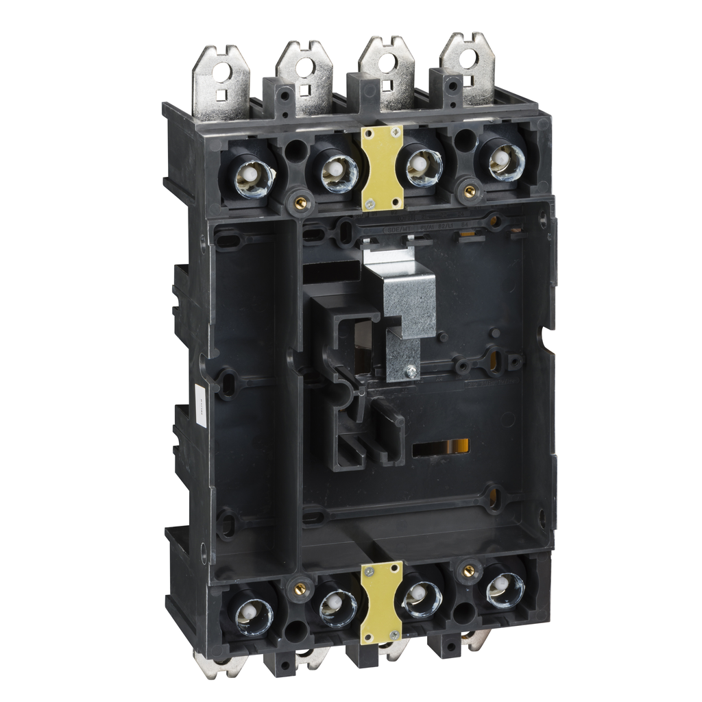LV432517 – plug in base, ComPact NSX400/630, front/rear connected, 4 poles
