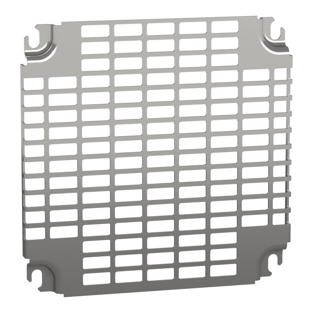 NSYMR33 – Monobloc perforated plates H300xW300mm with universal perforations 11x26mm