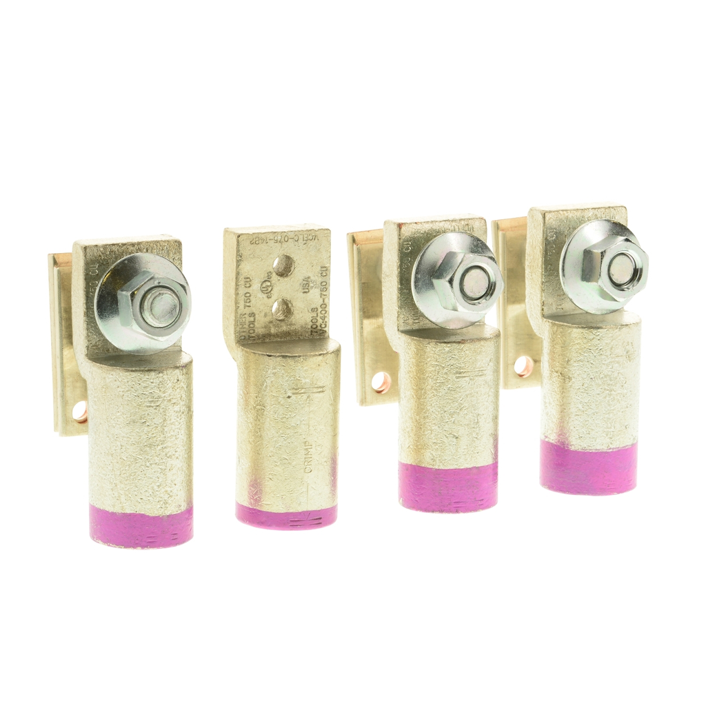 Mayer-DDS-Panelboard accessory, NF, lug kit, compression, 600A, 250kcmil to 500kcmil, Al-1