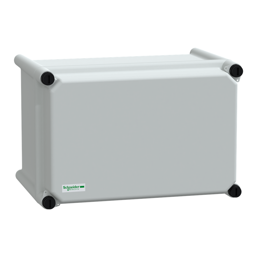 NSYPLSC1827G – PLS box, polyester rear, opaque PC cover IP66 18x27x18cm