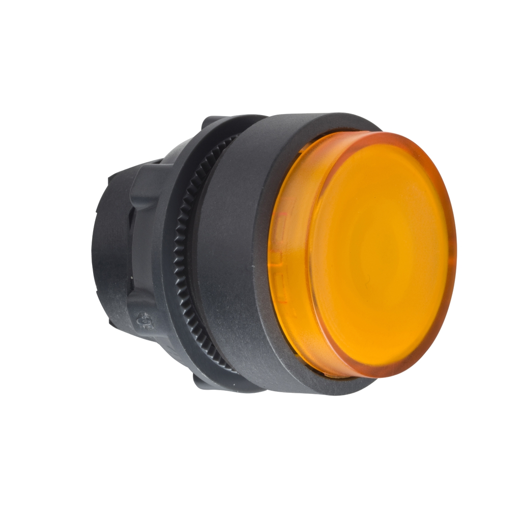 Mayer-DDS-Head for illuminated push button, Harmony XB5, XB4, orange projecting pushbutton 22mm spring return BA9s bulb-1