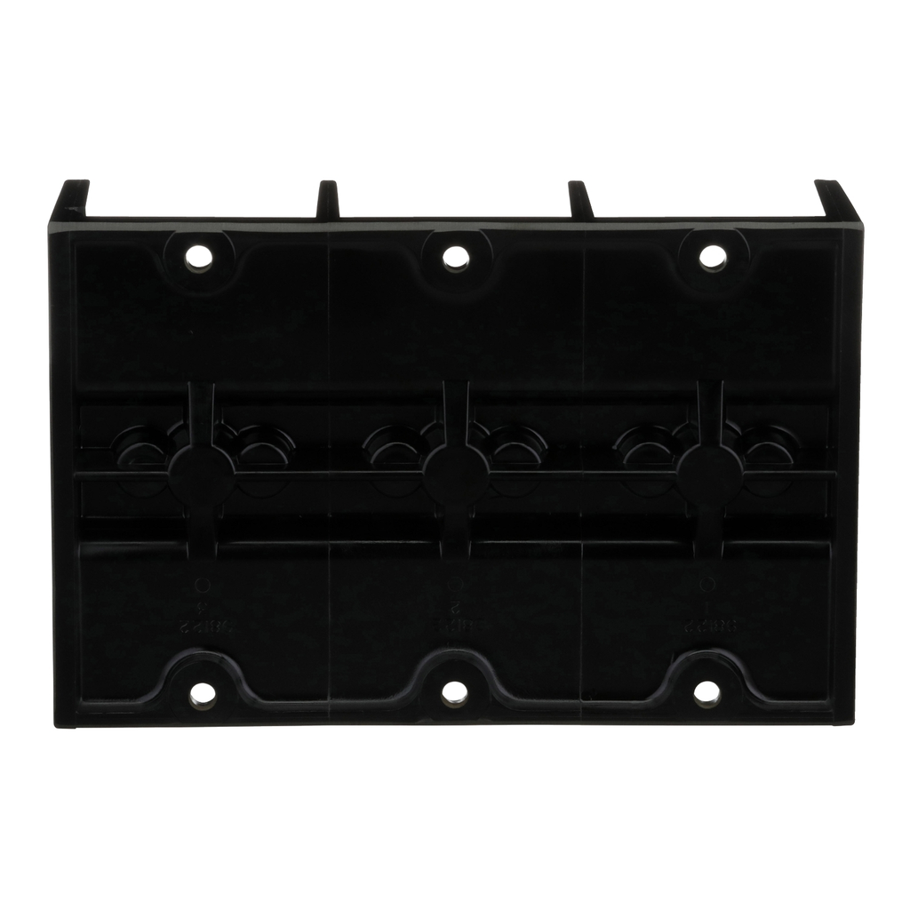 Mayer-DDS-Power distribution block, Linergy, 3 pole, 2 line, 12 load, 760A Cu, 620A Al, 600V-2