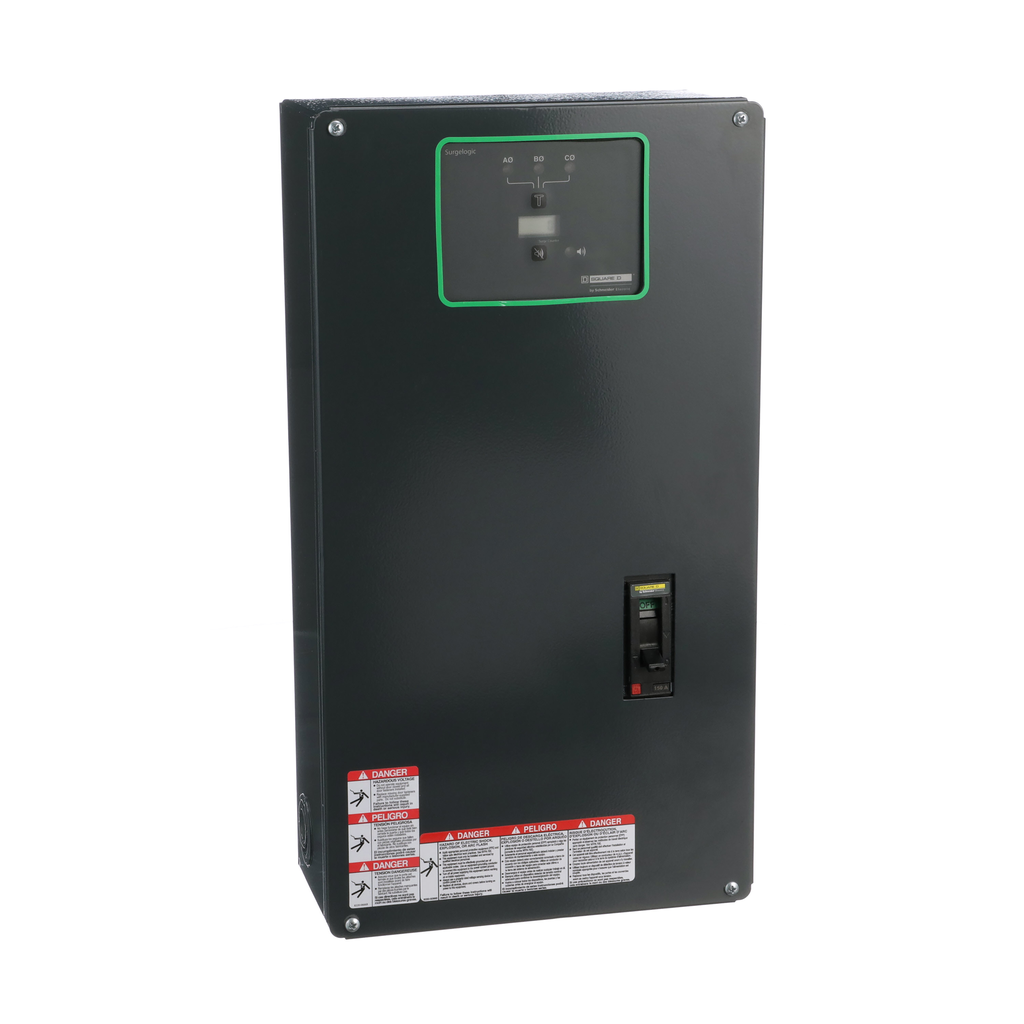SSP02EMA12D – Surge protection device, Surgelogic, 120kA, 208Y/120 VAC, 3 phase, 4 wire, NEMA 1, disconnect switch