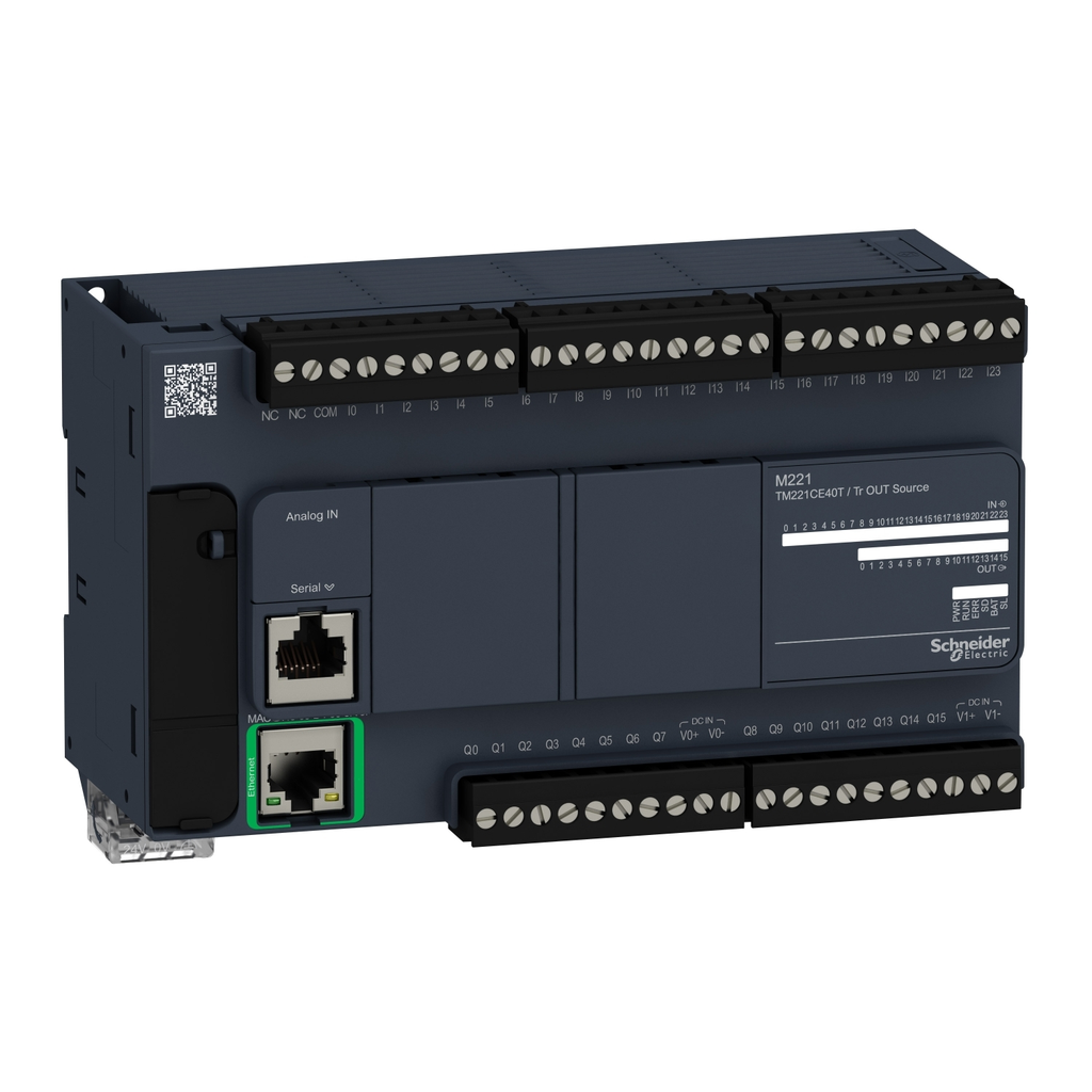Mayer-DDS-logic controller, Modicon M221, 40 IO, transistor, PNP, Ethernet-1