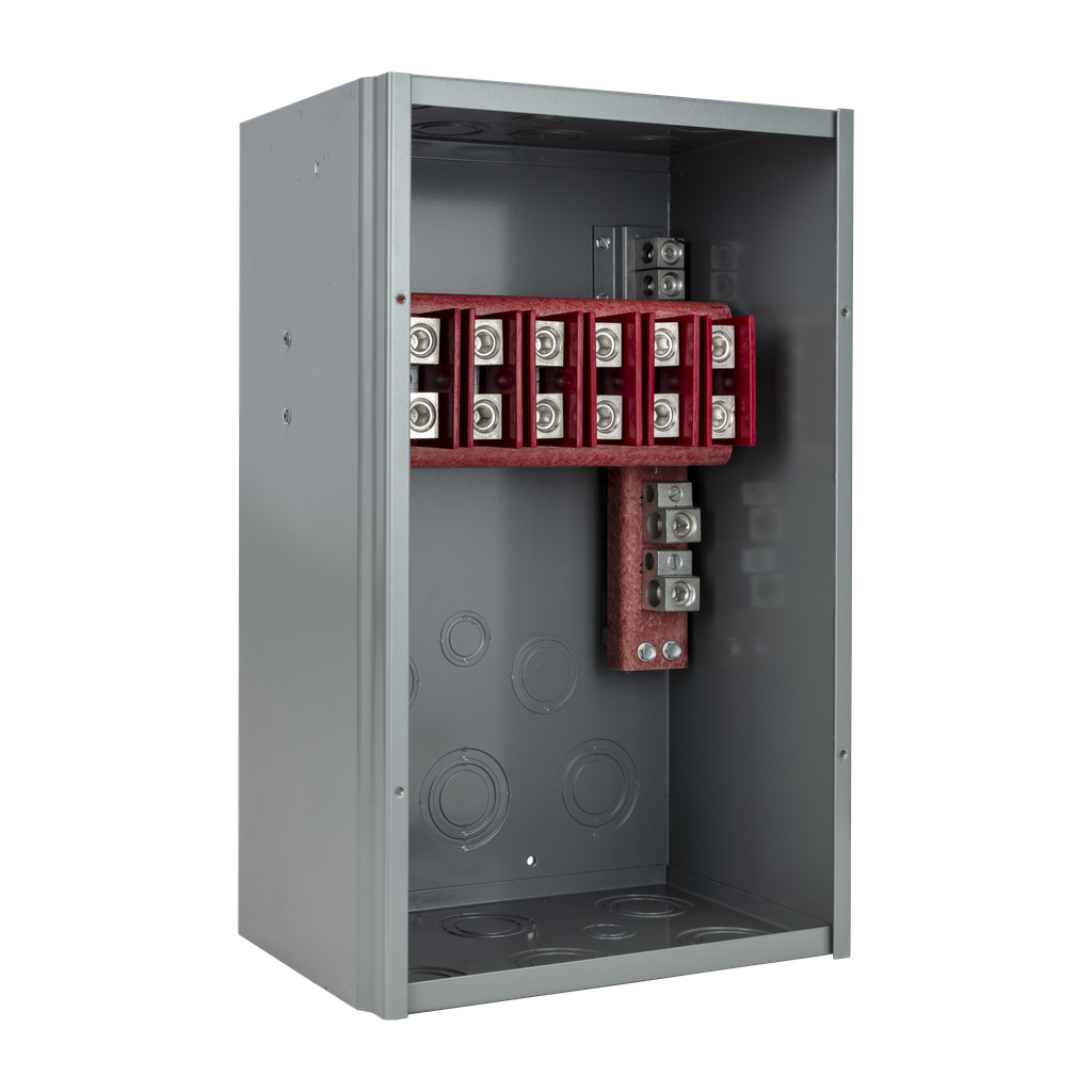 EZM3BTB – Branch terminal box, EZ Meter-Pak, 125A, 3 circuits