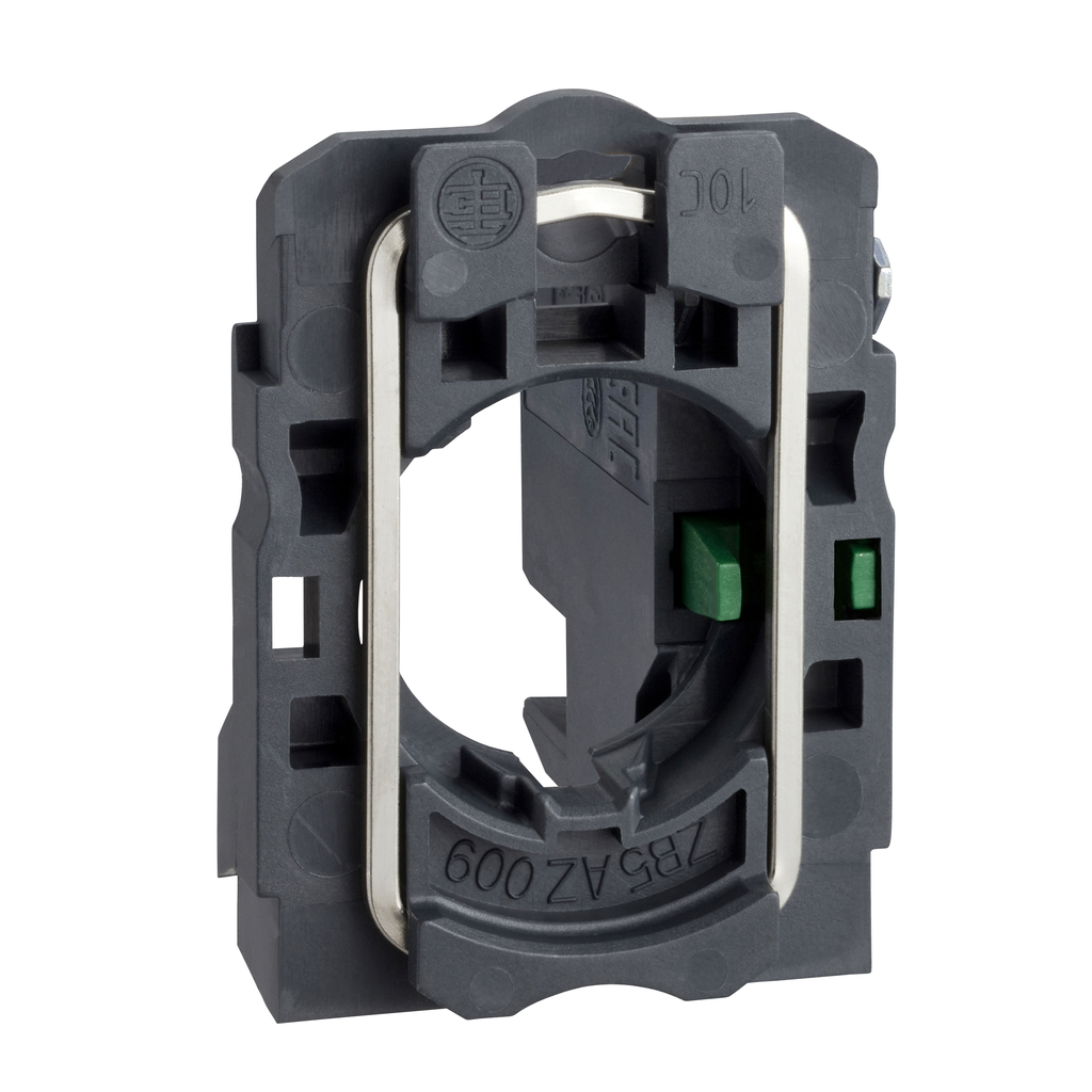 ZB5AZ1014 – Complete body/contact assembly, Harmony XB5, single contact block with body/fixing collar 1 NO plug in connector