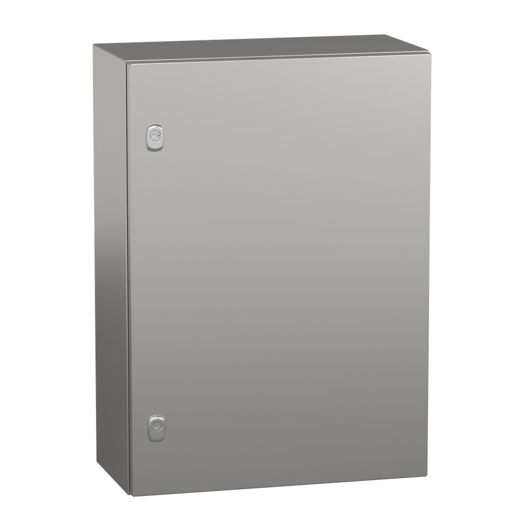 NSYS3X7525 – Wall mounted enclosure, PanelSeT S3X, stainless steel 304L, plain door, 700x500x250mm, IP66