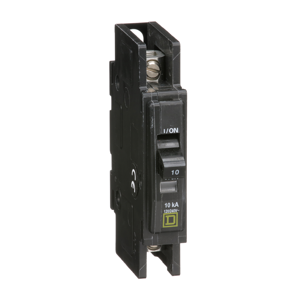 QOU110 – Mini circuit breaker, QOU, 10A, 1 pole, 120/240VAC, 10kA