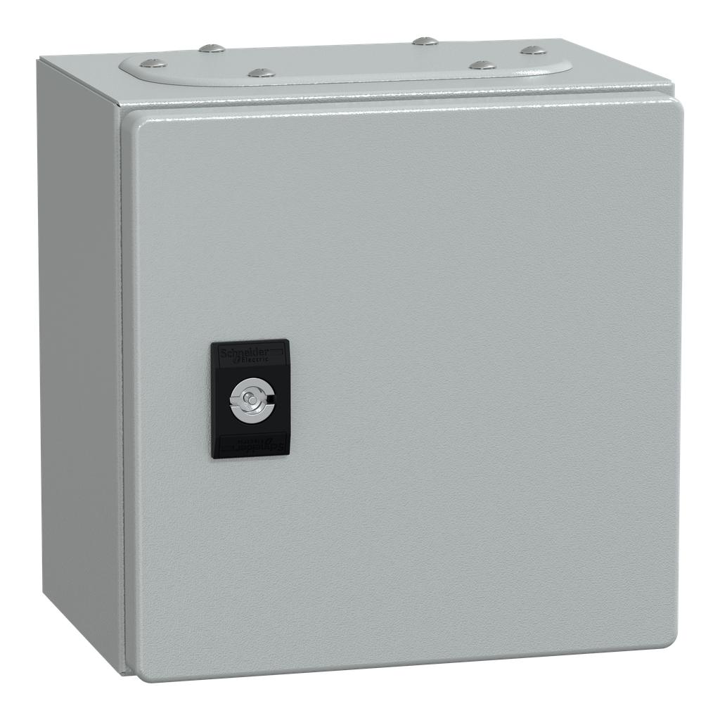NSYCRN22150 – PanelSeT CRN plain door w/o mount.plate. H200xW200xD150 IP66 IK10 RAL7035..