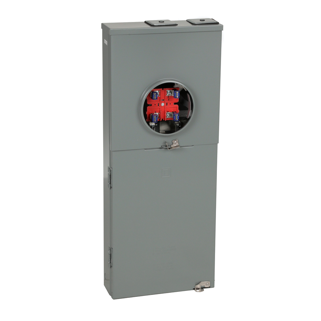 RC816F150C – Meter mains, Homeline, CSED, ringless socket, 150A, surface mount, maximum 8 spaces, 16 circuits, no bypass
