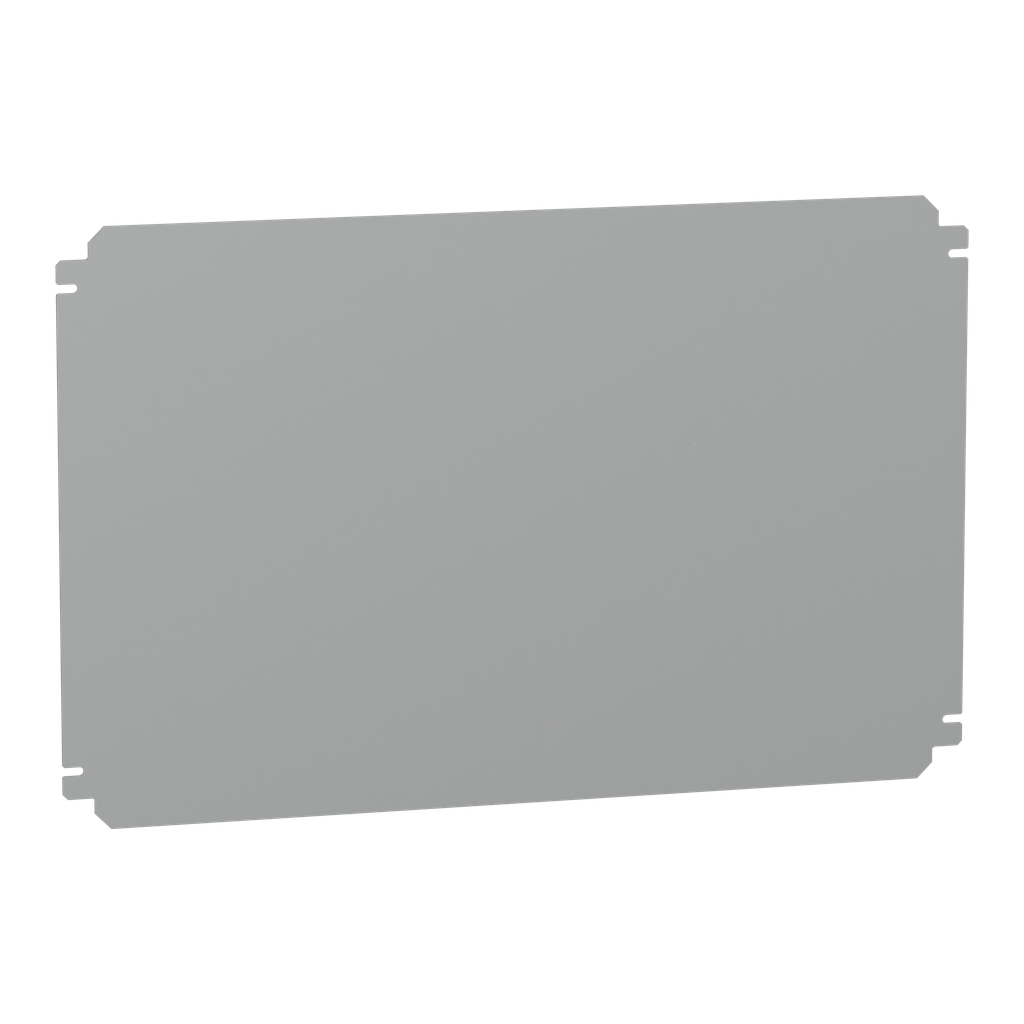 NSYMM46SB – Plain mounting plate H400xW600mm made of galvanised sheet steel