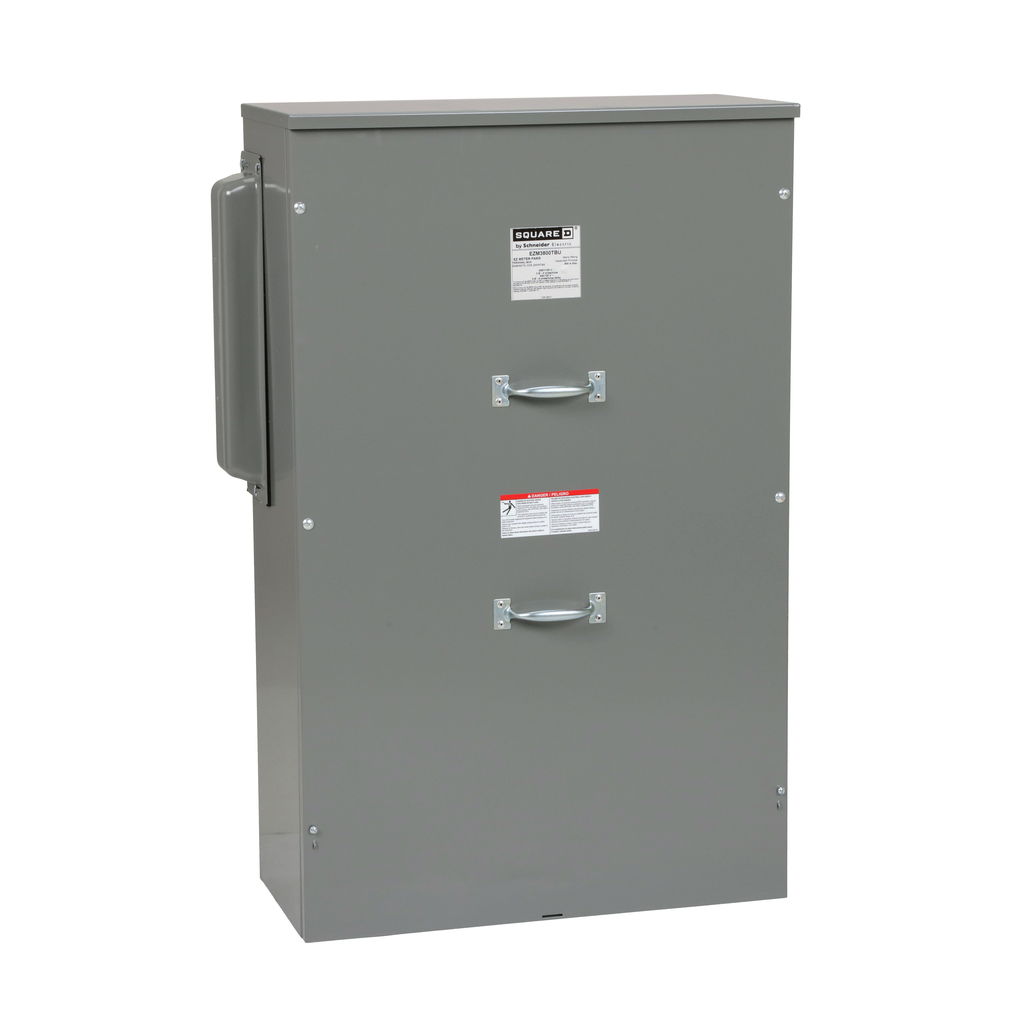 EZM3800TBU – Main lugs unit, EZ Meter-Pak, 800A, 240VAC max, 3ph/4W, 800A bus, UG, Type 3R, EUSERC