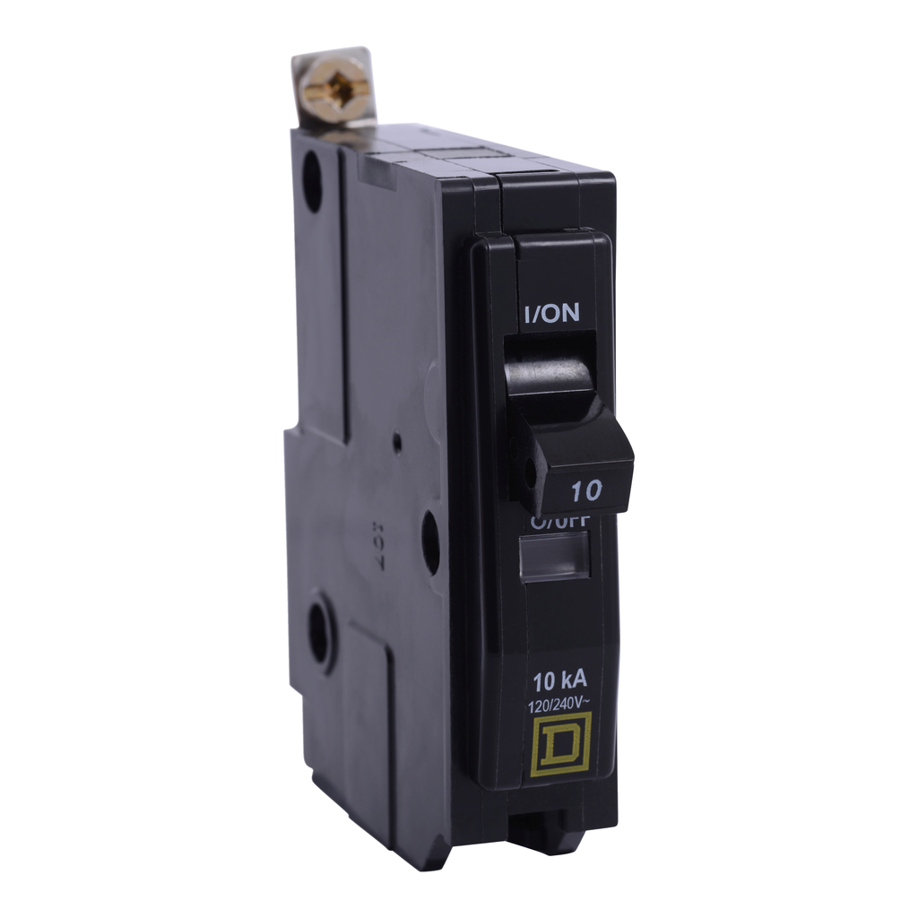 QOB1305237 – Mini circuit breaker, QO, 30A, 1 pole, 120/240VAC, 10kA, bolt on, ring