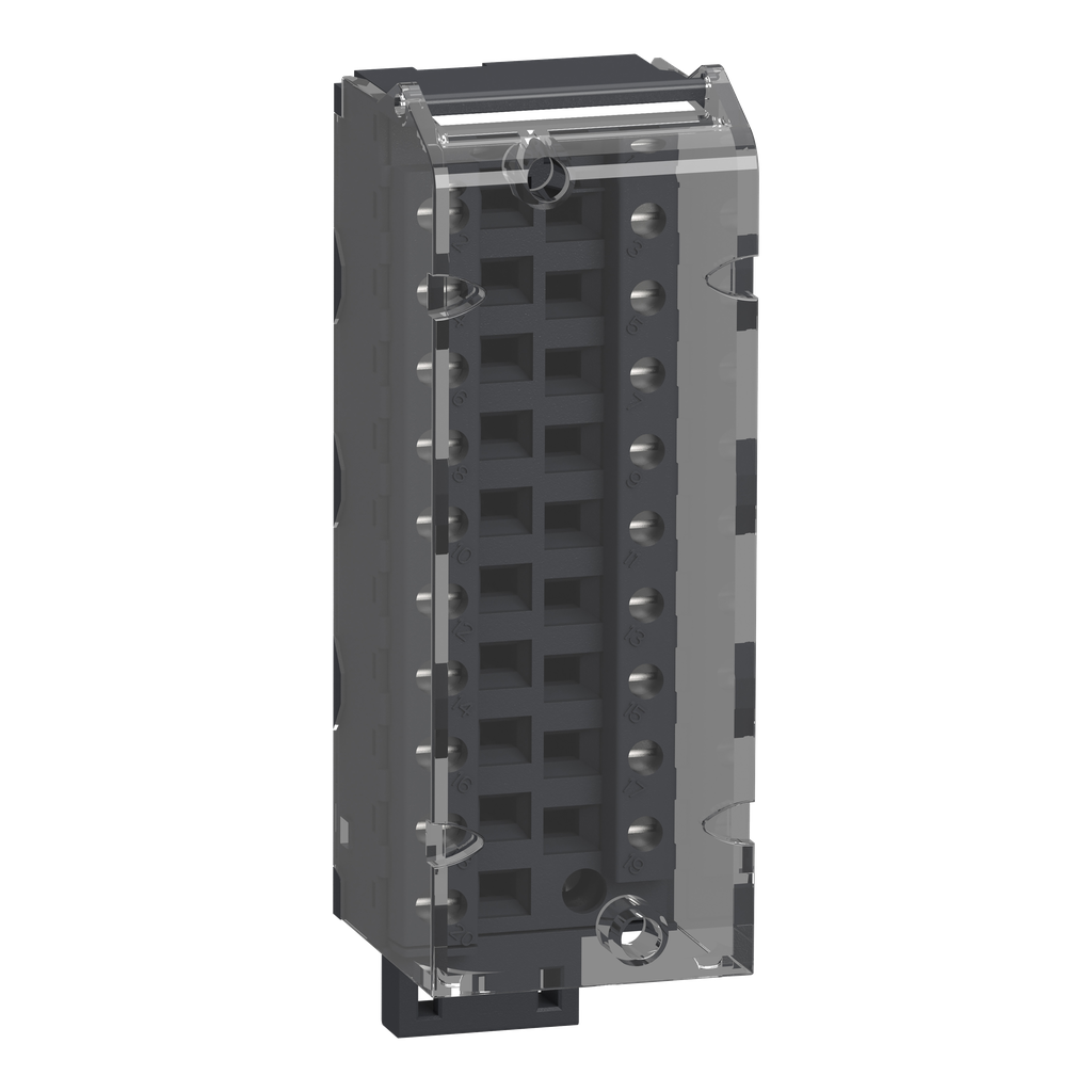 BMXFTB2000 – terminal block, Modicon X80, 20-pin removable caged, 1 x 0.34..1mm2