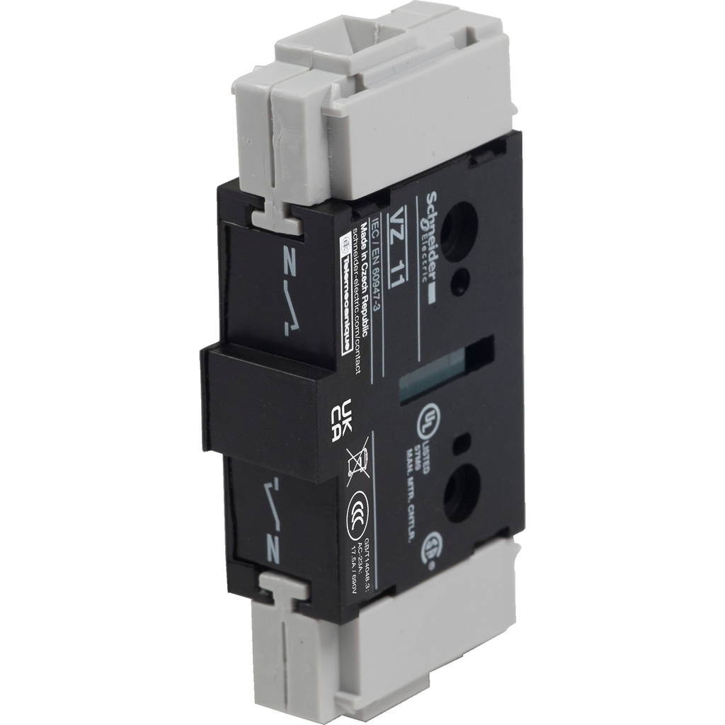 VZ11 – Additional neutral block,TeSys Control,40A,for V02-V2